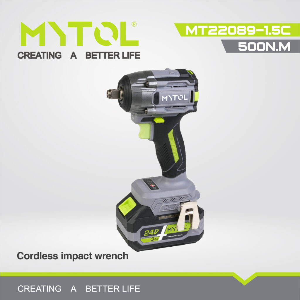 Акумуляторний ударний гайковерт MYTOL MT22089-1.5 IMC, 20 В, 400 Нм, 1/2″